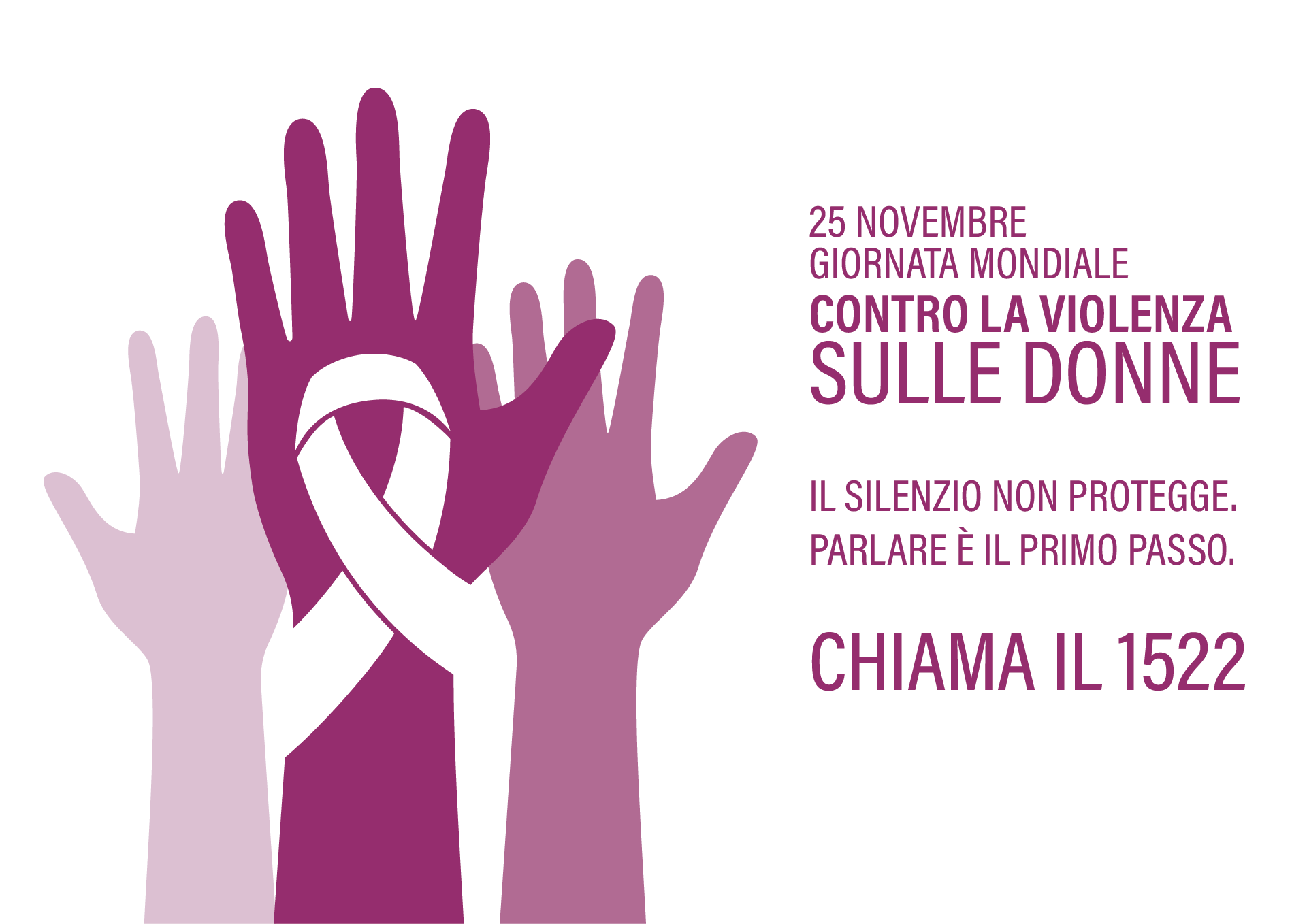 25 novembre, Giornata mondiale contro la violenza sulle donne: come il 1522 può aiutarti